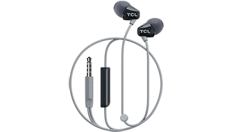 TCL SOCL100BK-EU In-ear Wired Headset, Connectivity type: 3.5mm jack, Color Phantom Black